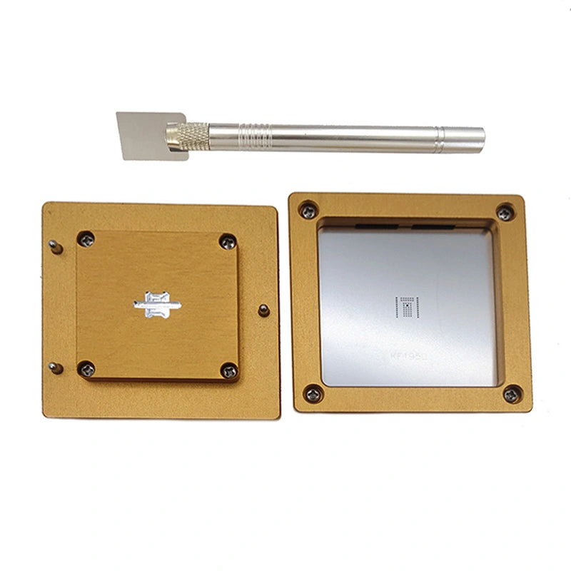 Whatsminer KF1950 Tin Tool Kit – ASIC Chip Replacement Tool with Stencil Plate & Holder